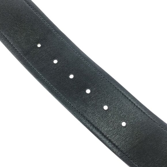 Prada Leather Wide Belt 4280 Black 32 80 main image 4